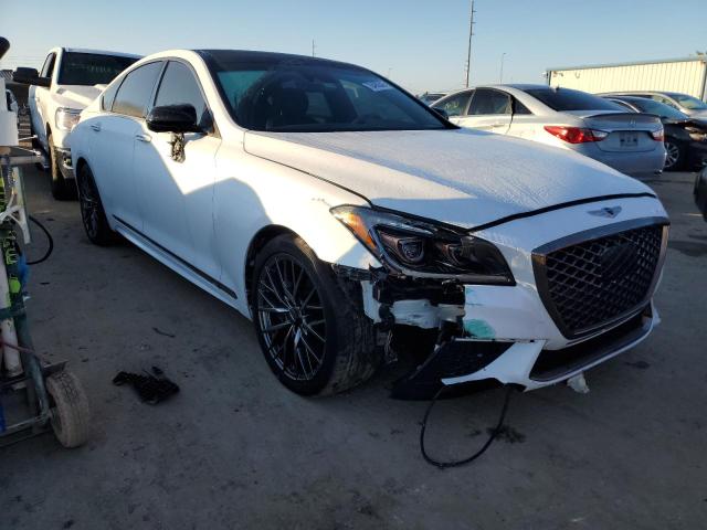 KMHGN4JB7JU231779 - 2018 GENESIS G80 SPORT WHITE photo 4