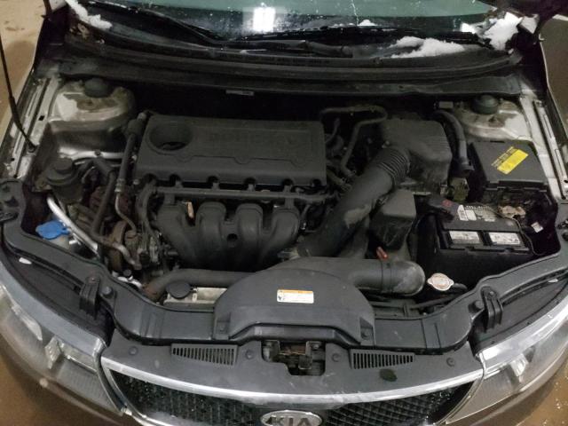 KNAFU4A29A5813084 - 2010 KIA FORTE EX GRAY photo 7