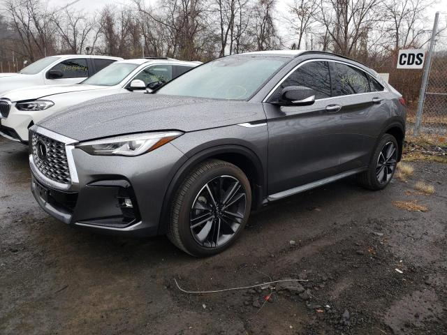 3PCAJ5J30NF113527 - 2022 INFINITI QX55 LUXE GRAY photo 1