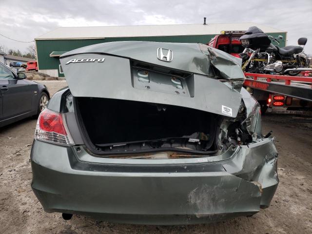 1HGCP36899A001311 - 2009 HONDA ACCORD EXL GREEN photo 6