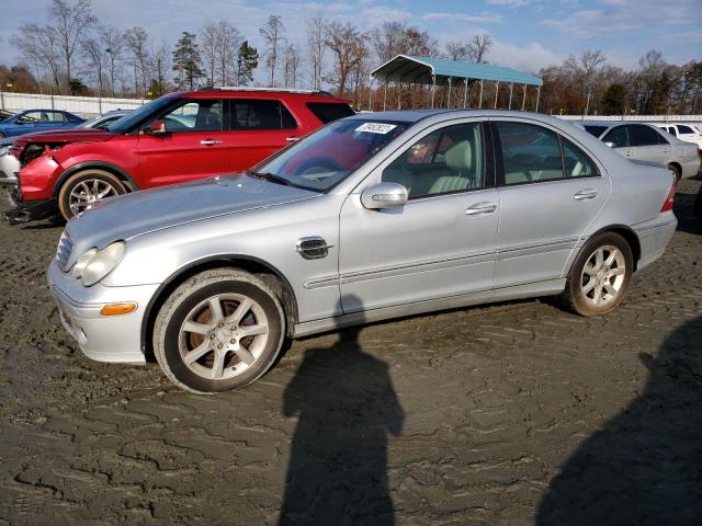 WDBRF54H77A950149 - 2007 MERCEDES-BENZ C-CLASS SILVER photo 1