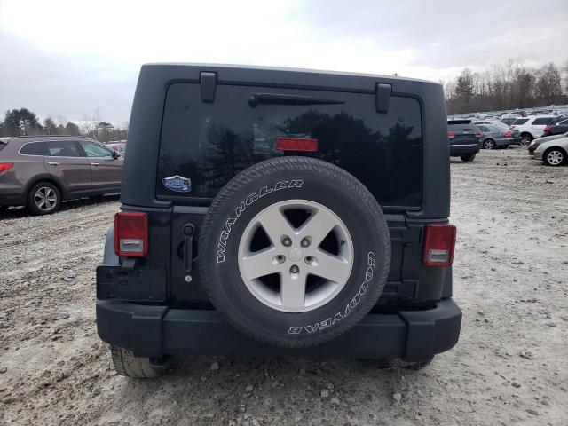 1C4GJWAG9CL122000 - 2012 JEEP WRANGLER S BLACK photo 6