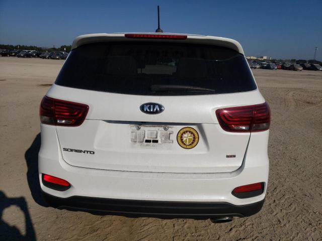 5XYPG4A32KG522202 - 2019 KIA SORENTO L WHITE photo 6