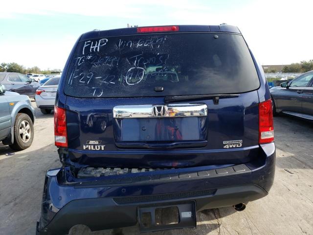 5FNYF4H97DB076009 - 2013 HONDA PILOT TOUR BLUE photo 6