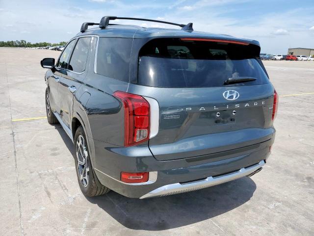 KM8R7DHE3NU410474 - 2022 HYUNDAI PALISADE C CHARCOAL photo 3