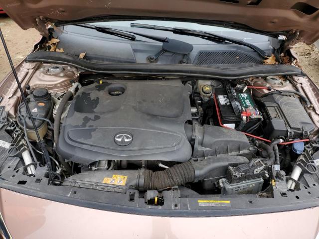 SJKCH5CP5JA054155 - 2018 INFINITI QX30 BASE PINK photo 12