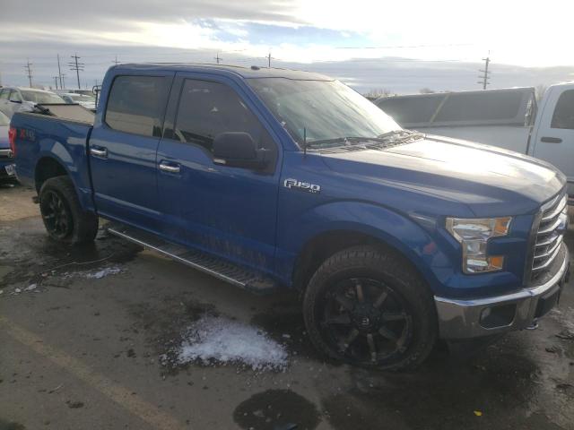 1FTEW1EF6HKD04439 - 2017 FORD F150 SUPER BLUE photo 4