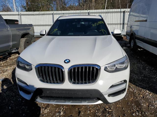 5UXTR9C57KLE18329 - 2019 BMW X3 XDRIVE3 WHITE photo 5