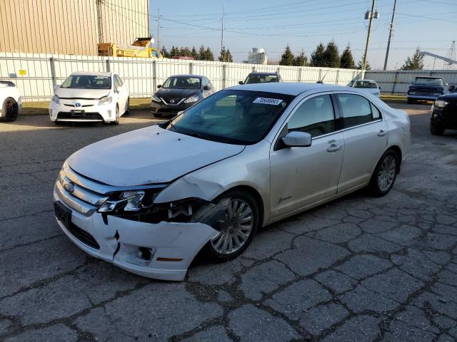 3FADP0L35BR110456 - 2011 FORD FUSION HYB WHITE photo 1