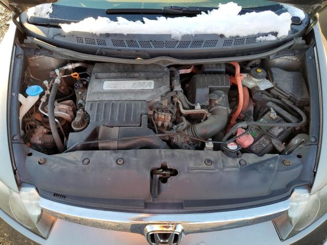 JHMFA36207S008792 - 2007 HONDA CIVIC HYBR GRAY photo 11