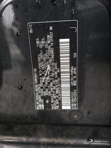 JTLZE4FE2CJ017792 - 2012 TOYOTA SCION XB Schwarz Foto 12