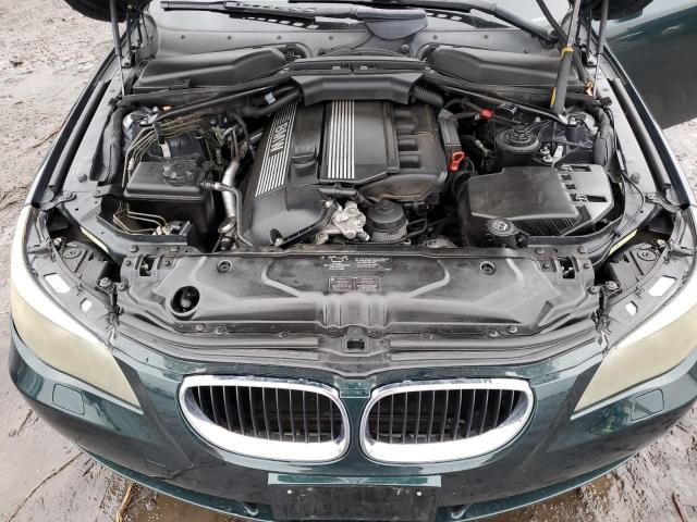 WBANA535X4B853553 - 2004 BMW 5 SERIES GREEN photo 11