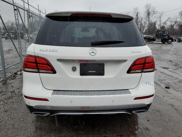 4JGDA5HB4HA912424 - 2017 MERCEDES-BENZ GLE 350 4M WHITE photo 6