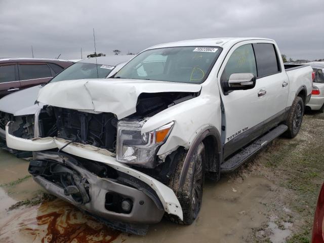 1N6AA1E62KN506064 - 2019 NISSAN TITAN PLAT WHITE photo 1