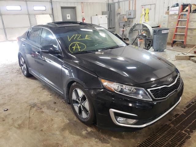 KNAGM4AD6C5019586 - 2012 KIA OPTIMA HYB BLACK photo 1