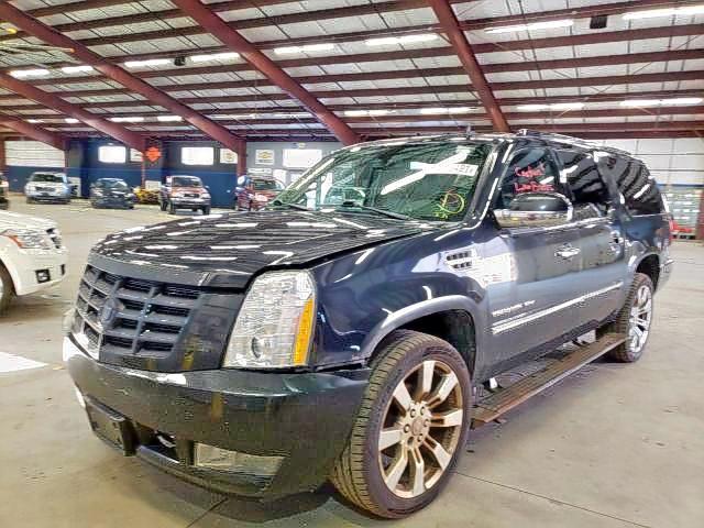 1GYS4HEF9CR146593 - 2012 CADILLAC ESCALADE E BLACK photo 2