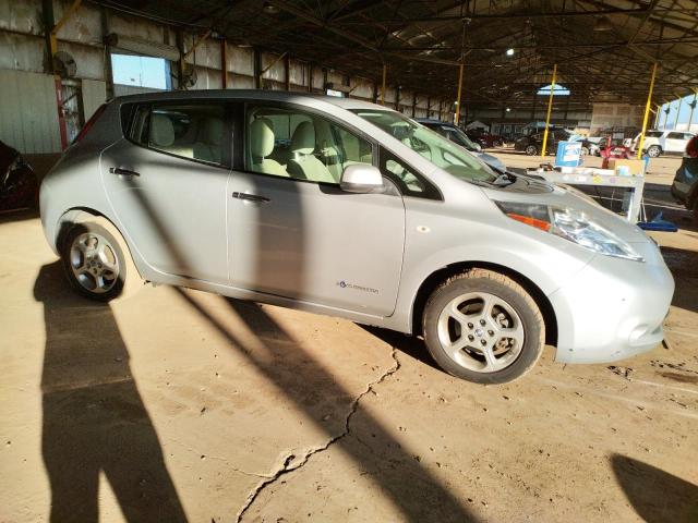 JN1AZ0CP1CT025448 - 2012 NISSAN LEAF SV SILVER photo 4