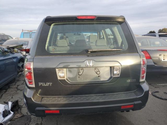 2HKYF18166H563201 - 2006 HONDA PILOT GRAY photo 6