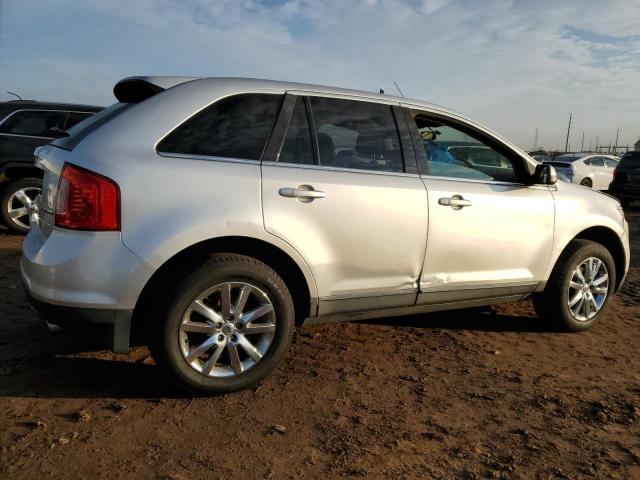 2FMDK3KC1EBA08047 - 2014 FORD EDGE LIMIT SILVER photo 3