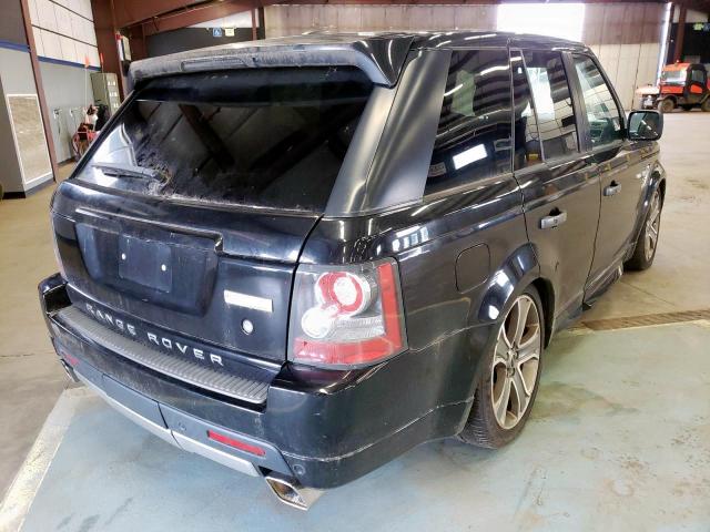 SALSP2E48BA286620 - 2011 LAND ROVER RANGE ROVE BLACK photo 4