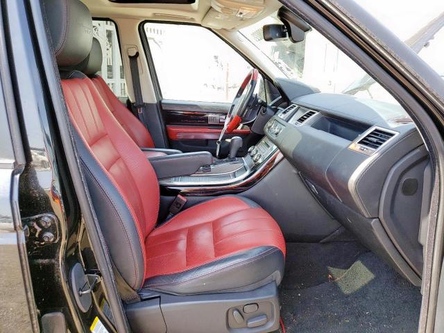 SALSP2E48BA286620 - 2011 LAND ROVER RANGE ROVE BLACK photo 5