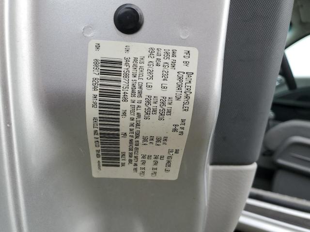 3A4FY58B77T514408 - 2007 CHRYSLER PT CRUISER SILVER photo 12