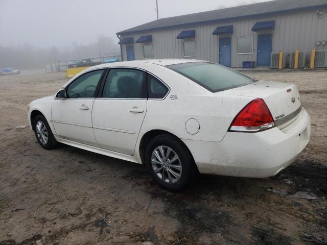 2G1WS57M791268158 - 2009 CHEVROLET IMPALA POL WHITE photo 2