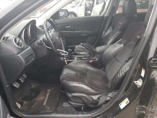 JM1BK34L881113483 - 2008 MAZDA SPEED 3 BLACK photo 7