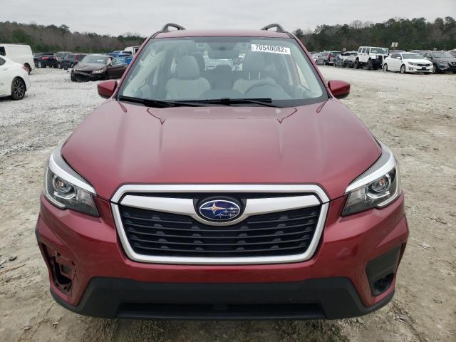 JF2SKAEC5KH513326 - 2019 SUBARU FORESTER P RED photo 5