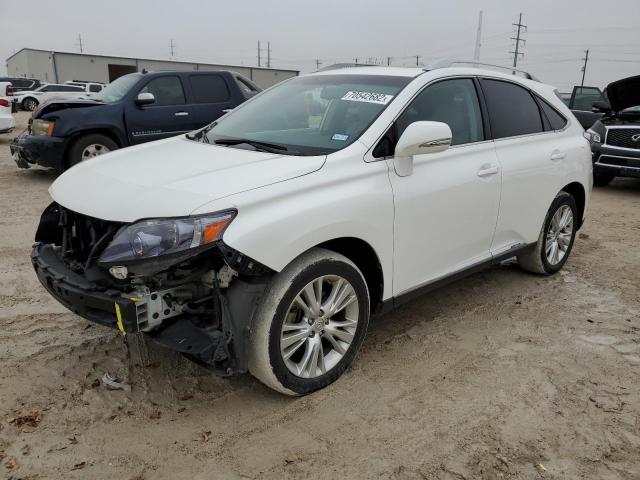 JTJBC1BA3C2428789 - 2012 LEXUS RX 450 WHITE photo 1