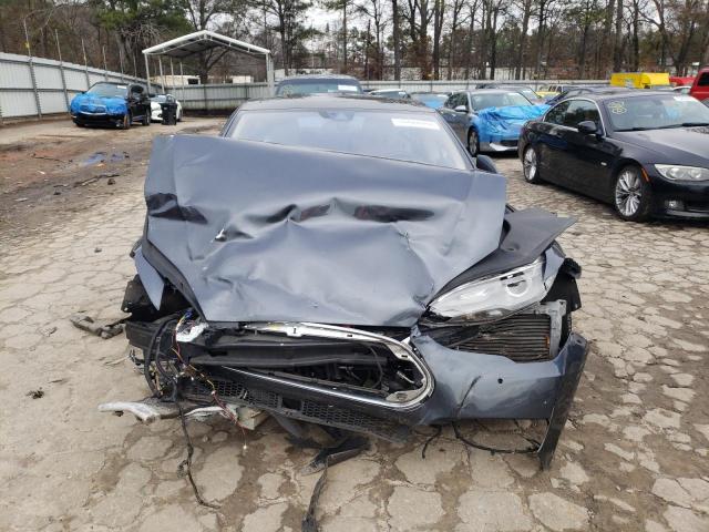5YJSA1H12EFP57449 - 2014 TESLA MODEL S Մոխրագույն լուսանկար 5
