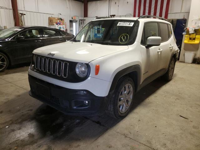 ZACCJABB3HPG31460 - 2017 JEEP RENEGADE WHITE photo 2