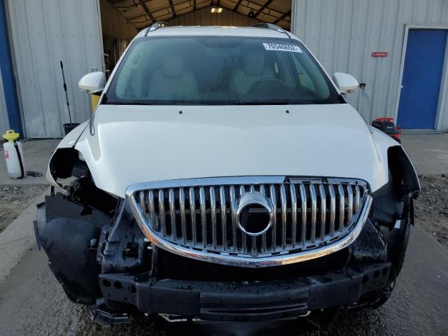 5GALRBED5AJ145865 - 2010 BUICK ENCLAVE CX WHITE photo 5