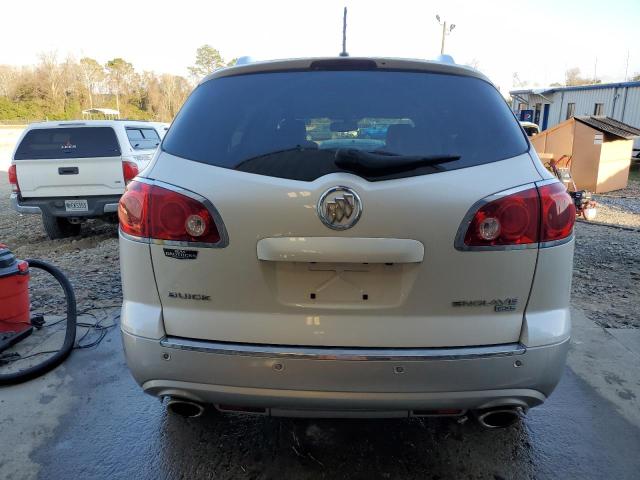 5GALRBED5AJ145865 - 2010 BUICK ENCLAVE CX WHITE photo 6