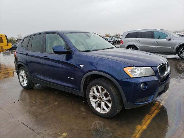 5UXWX9C52D0A13308 - 2013 BMW X3 XDRIVE2 BLUE photo 4