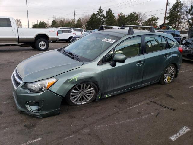 JF1GPAE67EH219596 - 2014 SUBARU IMPREZA PR GREEN photo 1