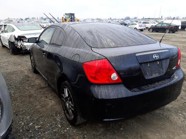 JTKDE177870200722 - 2007 TOYOTA SCION TC BLACK photo 2