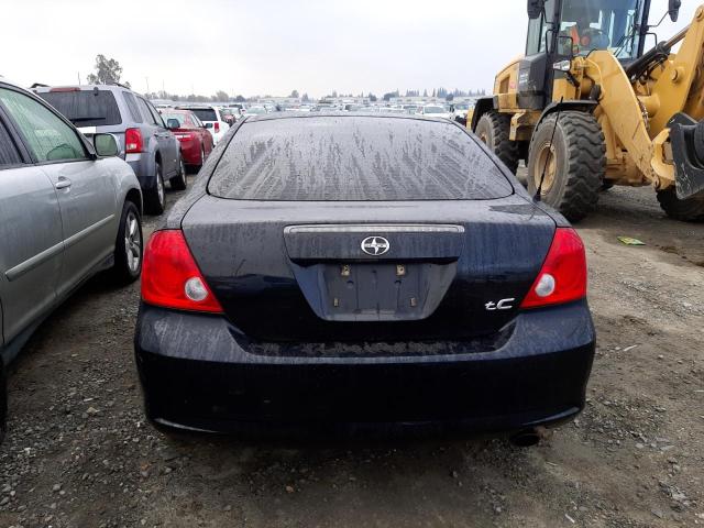 JTKDE177870200722 - 2007 TOYOTA SCION TC BLACK photo 6