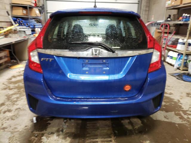 JHMGK5H70GS000150 - 2016 HONDA FIT EX BLUE photo 6