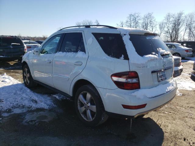 4JGBB8GB3BA714724 - 2011 MERCEDES-BENZ ML 350 4MA WHITE photo 3