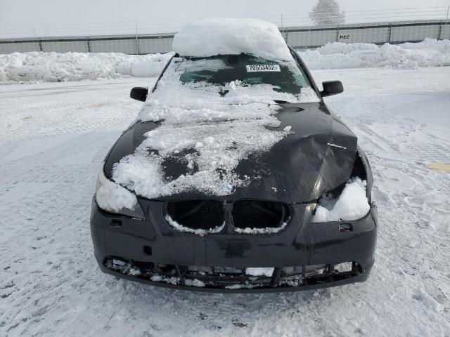 WBANF33537CW69396 - 2007 BMW 525 XI BLACK photo 5