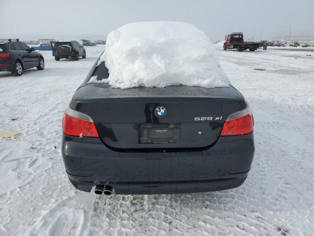 WBANF33537CW69396 - 2007 BMW 525 XI BLACK photo 6