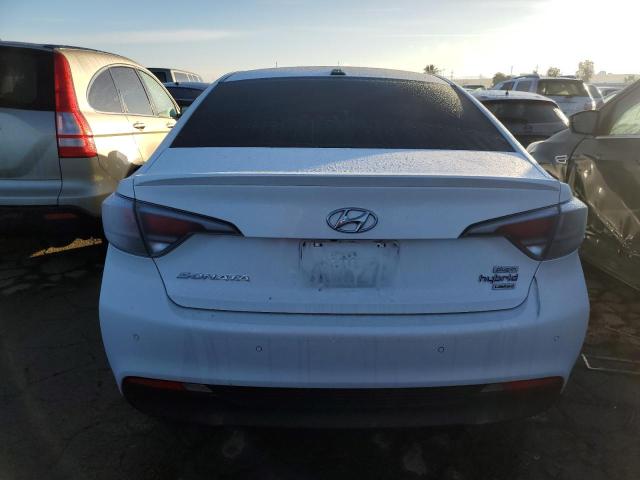 KMHE54L2XGA029758 - 2016 HYUNDAI SONATA PLU WHITE photo 6