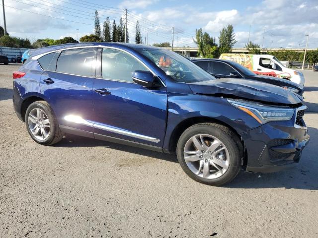 5J8TC1H73LL017777 - 2020 ACURA RDX ADVANC BLUE photo 4