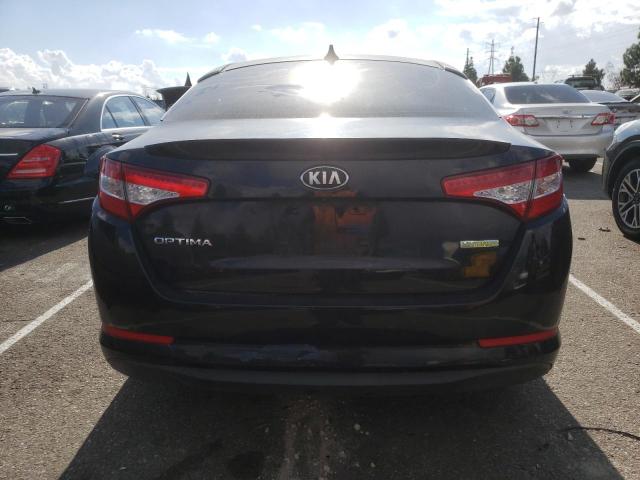 KNAGM4AD7C5031147 - 2012 KIA OPTIMA HYB BLACK photo 6