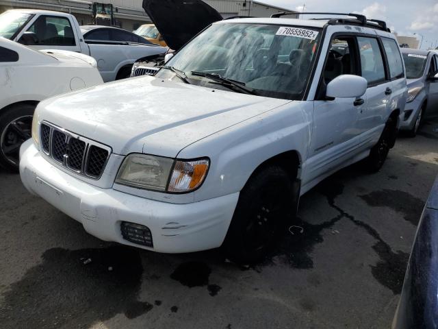 JF1SF65651H728753 - 2001 SUBARU FORESTER S WHITE photo 1