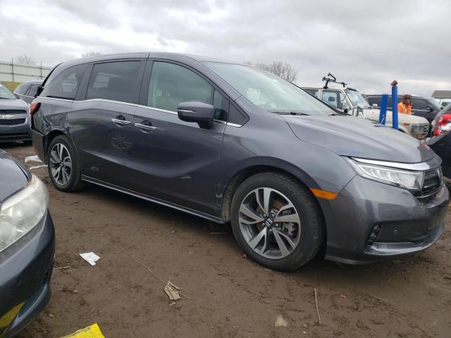 5FNRL6H85MB016682 - 2021 HONDA ODYSSEY TO GRAY photo 4