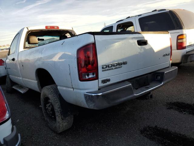 3D7KU26D93G739733 - 2003 DODGE RAM 2500 S WHITE photo 2