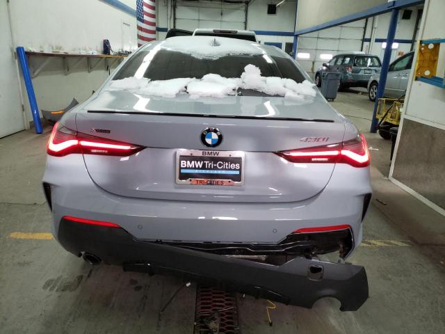 WBA73AP07PCL16843 - 2023 BMW 430XI GRAY photo 6