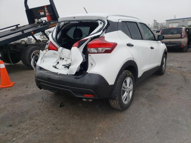 3N1CP5CU9KL567644 - 2019 NISSAN KICKS S WHITE photo 4